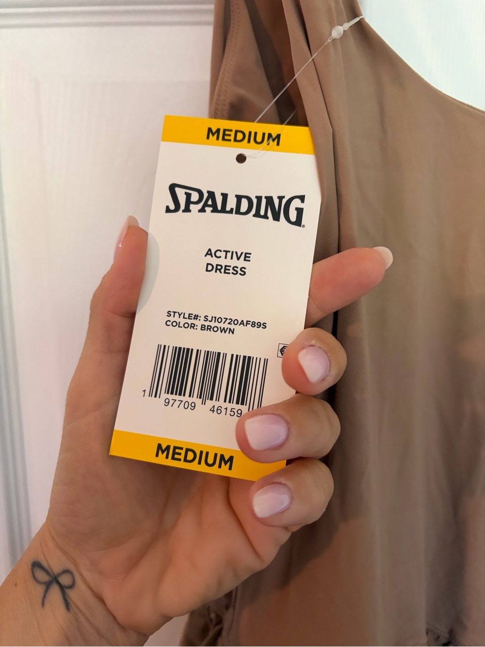 Spalding Brown Active Sleeveless Dress image 2